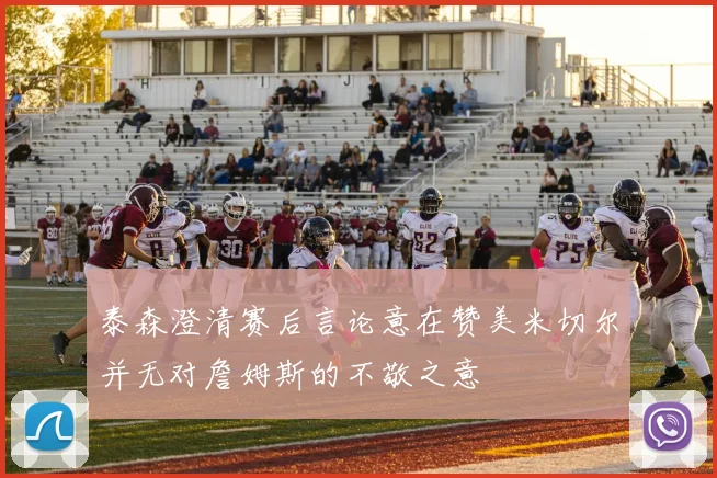 泰森澄清赛后言论意在赞美米切尔并无对詹姆斯的不敬之意